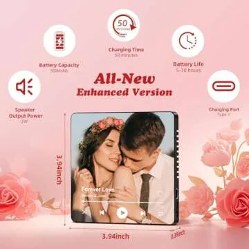 Custom Music Fridge Magnet for Unique Gifts for Him Her Couples