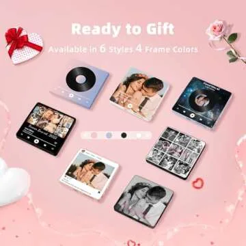 Custom Music Fridge Magnet for Unique Gifts for Him Her Couples