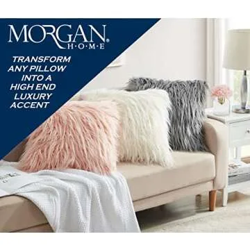 Decorative Throw Pillow Cushion Cover for Sofa, Couch or Bed – 18x18 Inches, 1PC – Many Styles Available Including Embroidered, Fur, Stripe, Medallion, Floral, Geometric & More (Gold (Velvet))