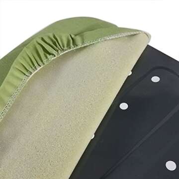 HOMZ T-Leg Adjustable Ironing Board for Effortless Ironing