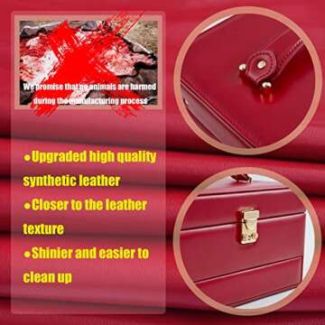 Elegant Jewelry Box with Lock for Necklaces and Bracelets