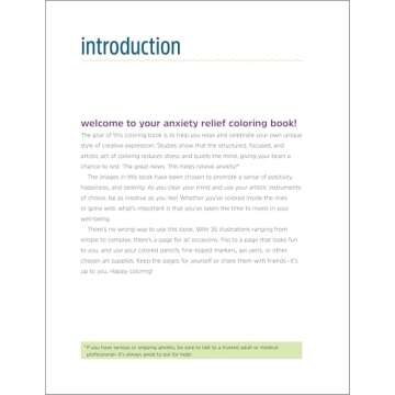 Anxiety Relief Coloring Book for Teens: Creativity to Find Calm