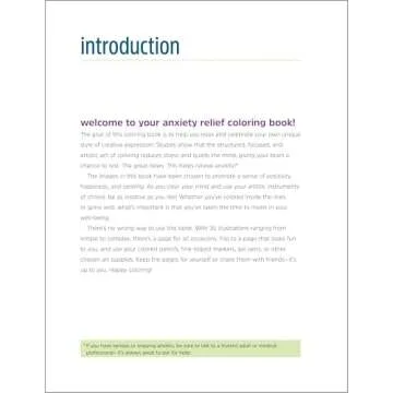 Anxiety Relief Coloring Book for Teens - Find Calm Through Creativity