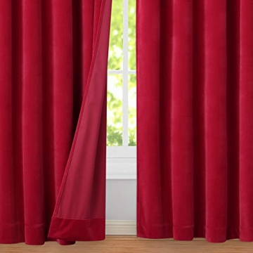 Haperlare Luxury Velvet Curtains - Room Darkening Drapes