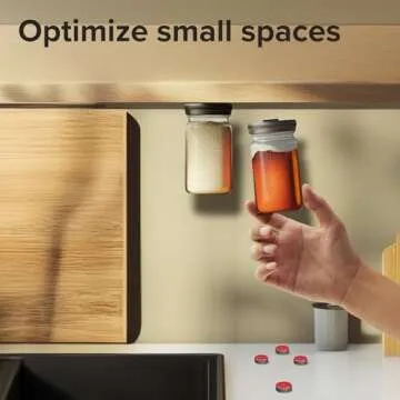 X-bet MAGNET - Adhesive Magnets - Ferrite Magnetic - 50 Pieces - Round Disc Magnets - Strong Sticky Adhesive Backing - Ceramic Magnets Ideal for DIY, Craft, Kitchen - 0.7"x0.2"