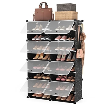 ROJASOP 8-Tier Shoe Rack Organizer - Spacious, Sturdy & Stylish Storage for 32 Pairs