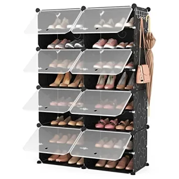 ROJASOP 8-Tier Shoe Rack Organizer for 32 Pairs