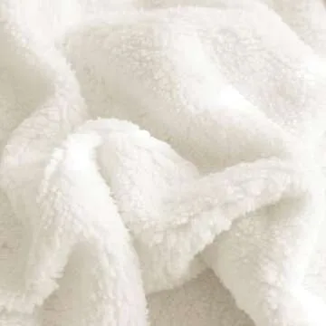 PETHUR Plush Dog Blankets for Small Dogs, Small Cat Blankets for Indoor Cats, Super Soft Sherpa Puppy Blanket Washable, Pet Throw Blanket for Couch, 20"x30", Beige