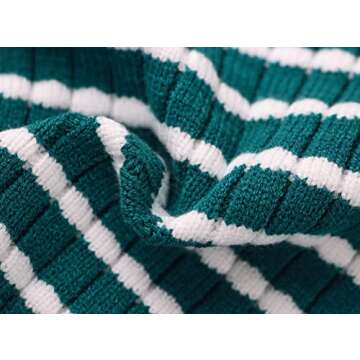 MISSACTIVER Women’s Striped Crisscross Knitted Crop Tube Top Sexy Hollow Out Sleeveless Strapless Cropped Tank Top Vest