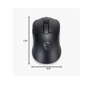 MSI Clutch GM41 Wireless Gaming Mouse with Charging Dock