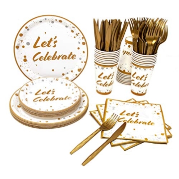 Cheerin Disposable Dinnerware Set for Any Celebration