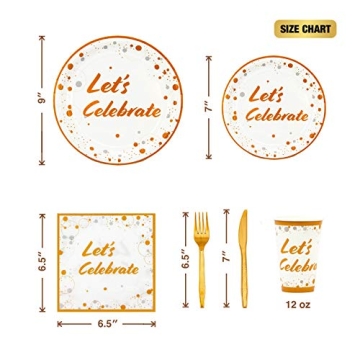 Cheerin Disposable Dinnerware Set for Any Celebration