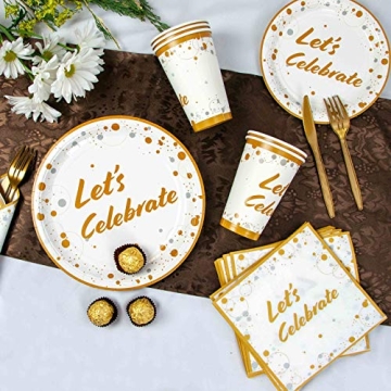 Cheerin Disposable Dinnerware Set for Any Celebration