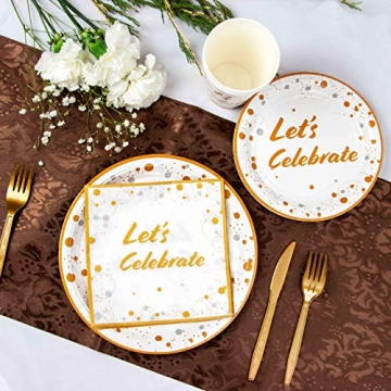 Cheerin Disposable Dinnerware Set for Any Celebration