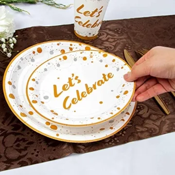 Cheerin Disposable Dinnerware Set for Any Celebration