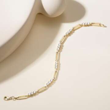 Shinelab Paperclip Bracelet for Women - Stylish Gift Idea