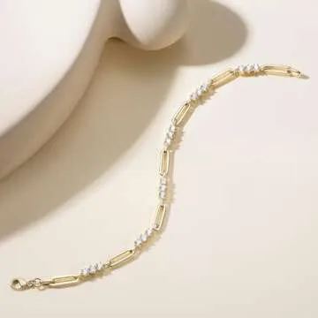 Shinelab Paperclip Bracelet for Women - Stylish Gift Idea