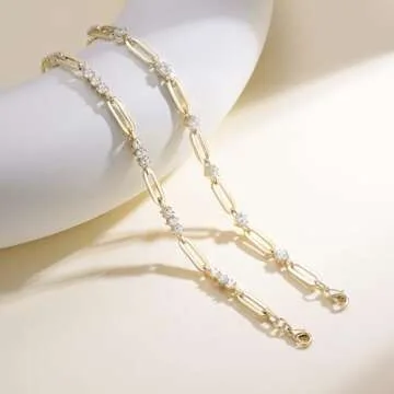Shinelab Paperclip Bracelet for Women - Stylish Gift Idea