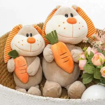 Nleio Easter Bunny Plush Set for Kids - Perfect for Easter