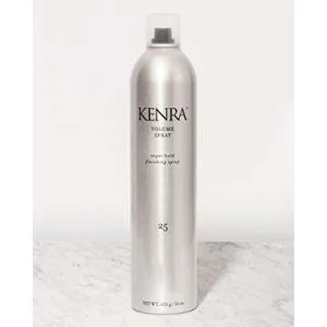 Kenra Volume Spray 25 80% | Super Hold Finishing & Styling Hairspray | Flake-free & Fast-drying | Wind & Humidity Resistance | All Hair Types | 16 oz