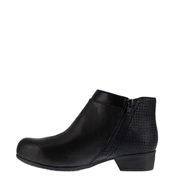 Rockport Women's Carly Safety Toe Bootie - Black Size 8