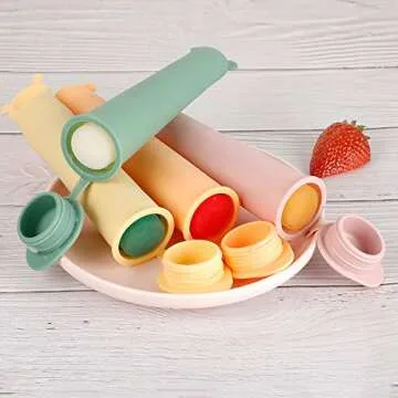 Haakaa Silicone Popsicle Molds for Kids – 4 pcs