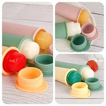 Haakaa Silicone Popsicle Molds for Kids – 4 pcs