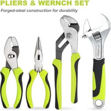 225-Piece Household Tool Set for Home and Auto Repairs