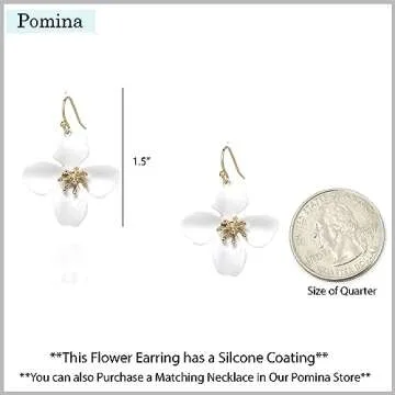 POMINA Floral Flower Jewelry Set - Stylish & Comfortable