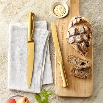 Golden Titanium Stainless Steel Knife Sets - McCook®