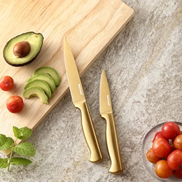 Golden Titanium Stainless Steel Knife Sets - McCook®
