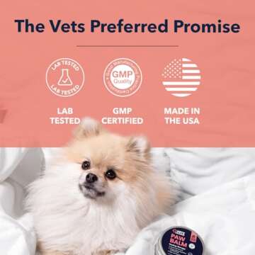 Vets Preferred Paw Balm for Dogs – Moisturizing Paw Protection
