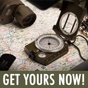 Premium Waterproof Military Sighting Compass for Adventurers
