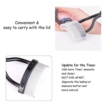 MSQ Eyelash Comb Tool - Perfect for Neat Application