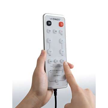 Svago ZGR Plus SV-395 Dual Power Infinite Position Zero Anti Gravity Recliner Chair with Heat and Massage