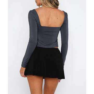 Trendy Y2K Backless Crop Top for Women Stylish & Chic