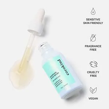 Cocokind Postbiotic Acne Serum, Salicylic Acid Serum and BHA Liquid Exfoliant - Exfoliating, Brightening and Hydrating Serum