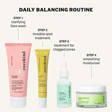 Cocokind Postbiotic Acne Serum, Salicylic Acid Serum and BHA Liquid Exfoliant - Exfoliating, Brightening and Hydrating Serum