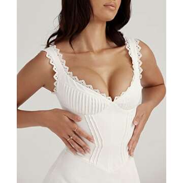 Trendy ROAONOCOMO Bodycon Mini Dress for Women