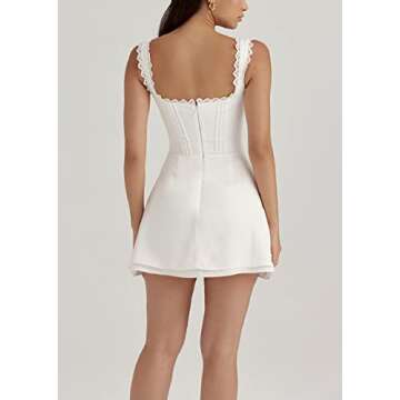 Trendy ROAONOCOMO Bodycon Mini Dress for Women