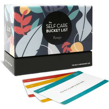 Flowjo Self Care Bucket List with 100 Mindfulness Cards