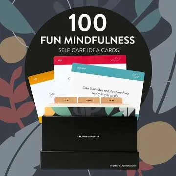 Flowjo Self Care Bucket List with 100 Mindfulness Cards