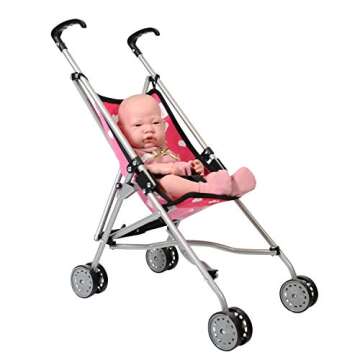 Hearts My First Doll Stroller for Kids - Cute & Functional