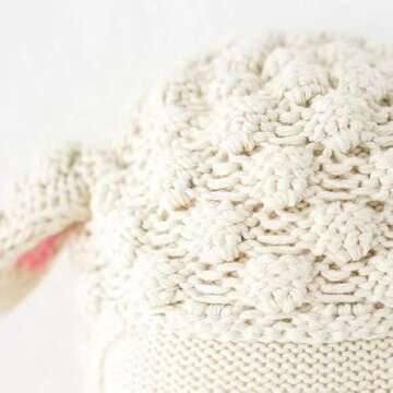 Avery The Lamb Hand-Knit Doll - 1 Doll = 10 Meals