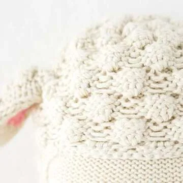 Avery The Lamb Hand-Knit Doll - 1 Doll = 10 Meals