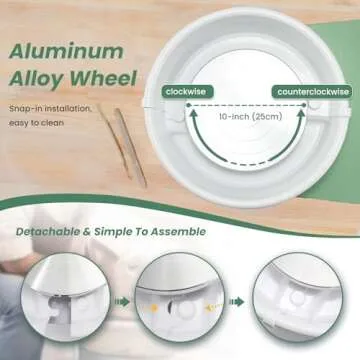Huanyu Pottery Wheel with Foot Pedal for Beginners and Pros
