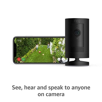 Like-New Ring Stick Up Cam Battery HD Security Camera with Custom Privacy Controls, Simple Setup, Wo...