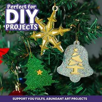 LEOBRO Holographic Fine Glitter, 15 Colors Glitter, Extra Fine Resin Glitter Powder, Craft Glitter for Resin Jewelry Art Crafts Making, Cosmetic Glitter for Nail Body Hair, with 10 PCS Stir Spoons