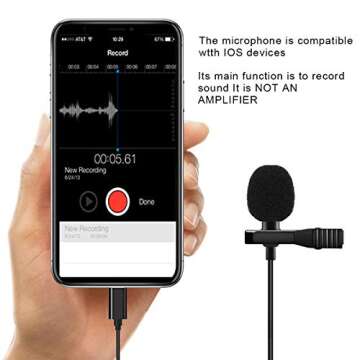 Valband Lavalier Microphone for iPhone & Video Recording