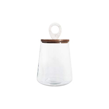 Bloomingville Clear Glass Kitchen Storage Jar Elegant & Functional